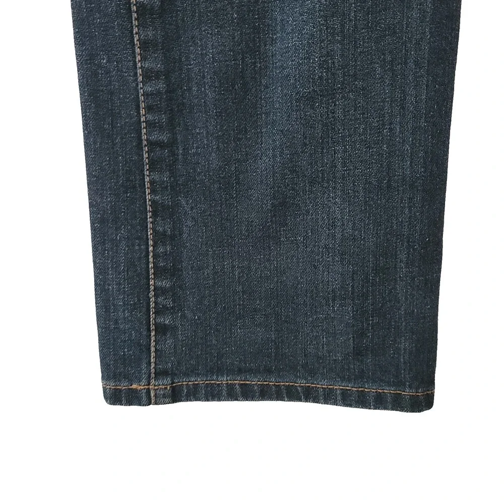 Ann Taylor Loft Jeans Womens 6‎ Blue Slim Boot Mid Rise Stretch Denim Classic